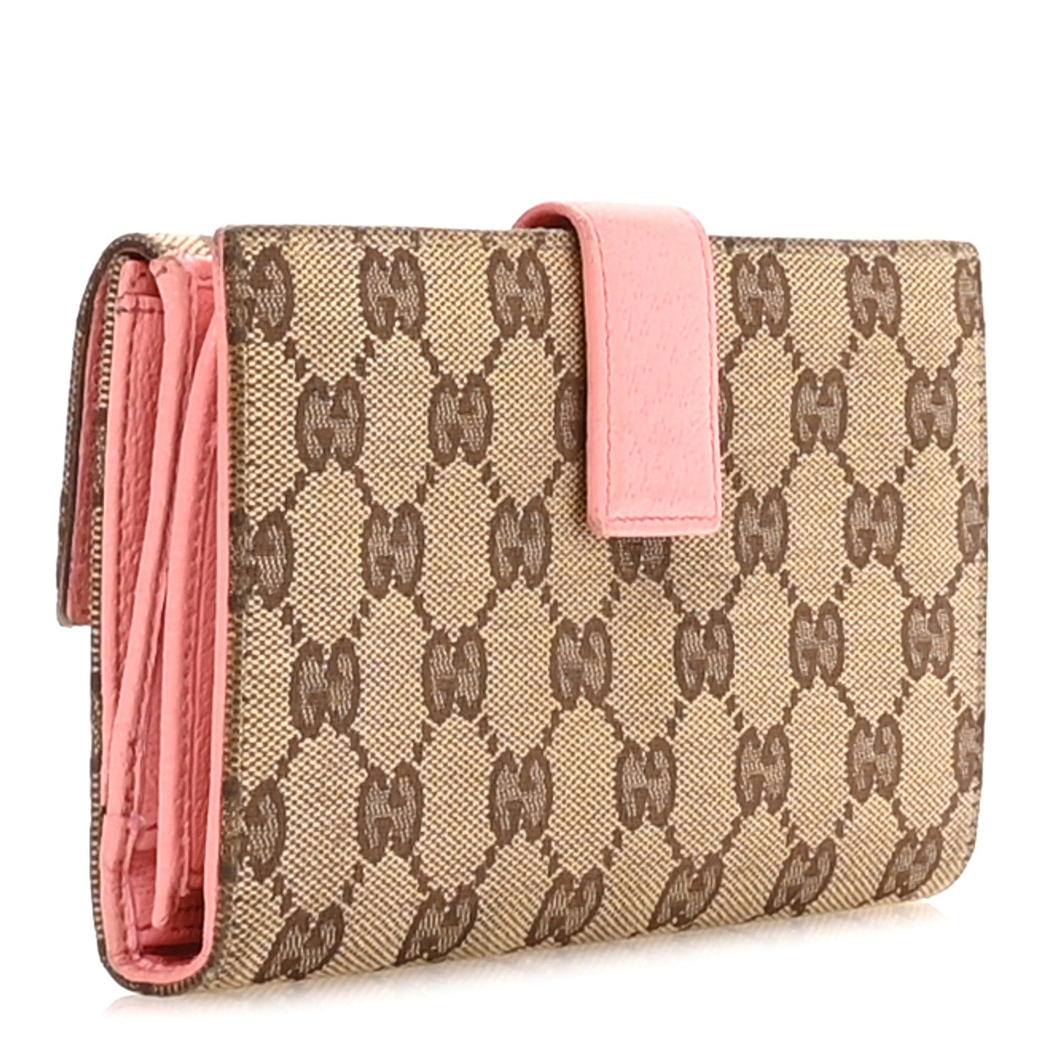 Gucci Monogram Eclipse Continental Wallet Pink 3 of 8