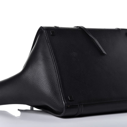 Celine Supple Calfskin Medium Phantom Luggage Black 7 of 10