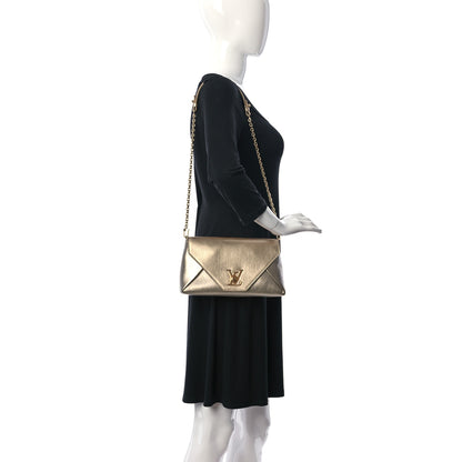 Louis Vuitton Metallic Calfskin Love Note Gold Bronze 2 of 11