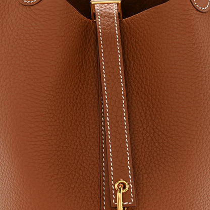Hermes Taurillon Clemence Picotin Lock 18 PM Gold 8 of 10