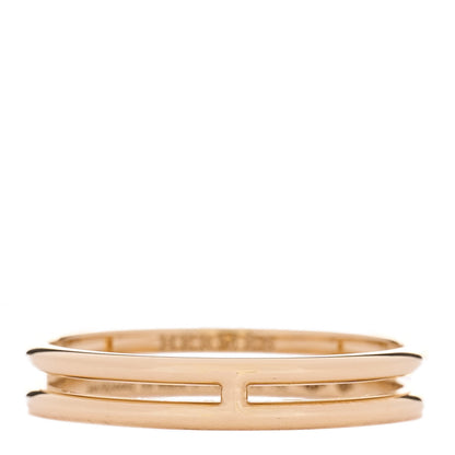 Hermes 18K Yellow Gold Ariane Wedding Band Ring 59 8.75 1 of 5
