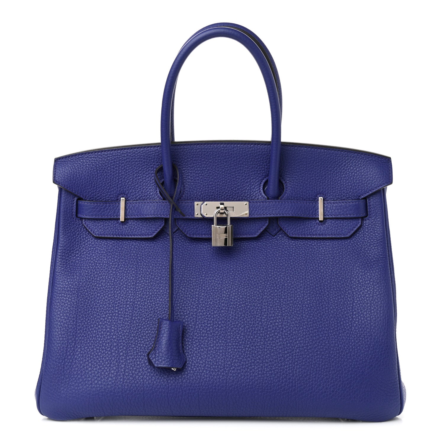 Hermes Togo BIRKIN 35 Bleu France 1 of 12
