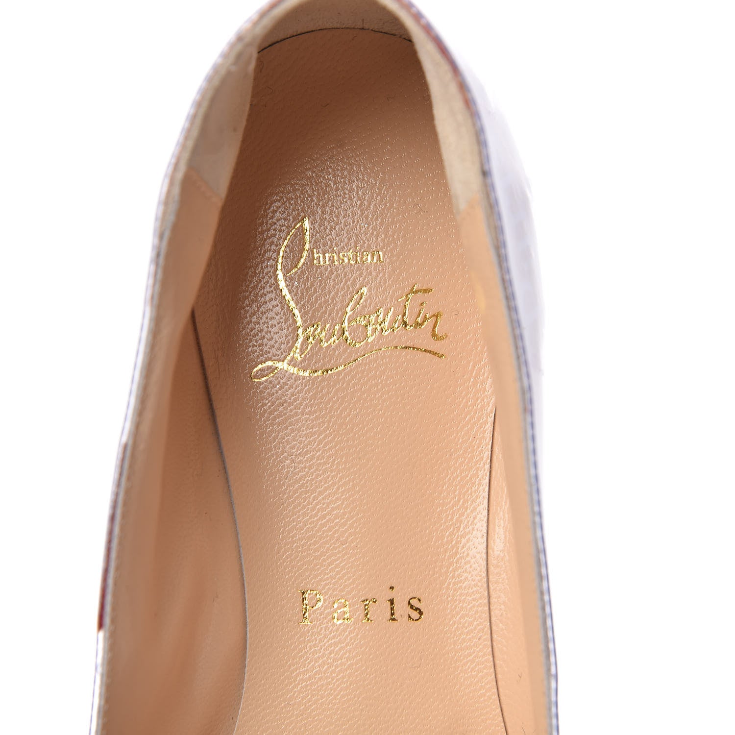 Christian Louboutin Loubi Kraft PVC Ballalla Flats 37.5 Multi 7 of 8
