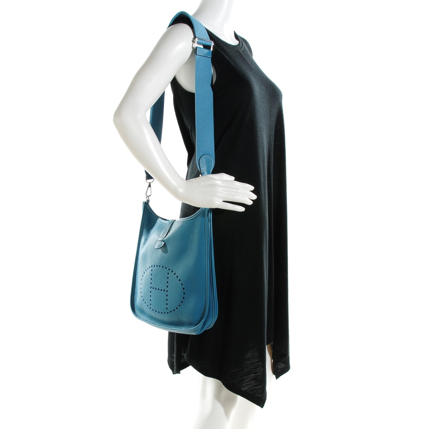 Taurillon Clemence Evelyne III PM Blue Jean