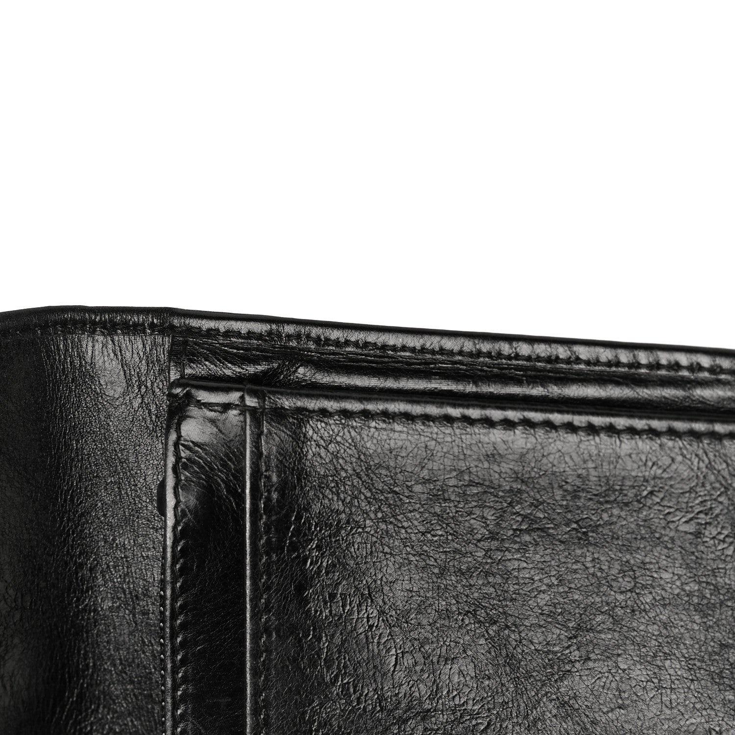 Chanel Aged Calfskin Quilted Cambon Yen Wallet Black 17 of 21