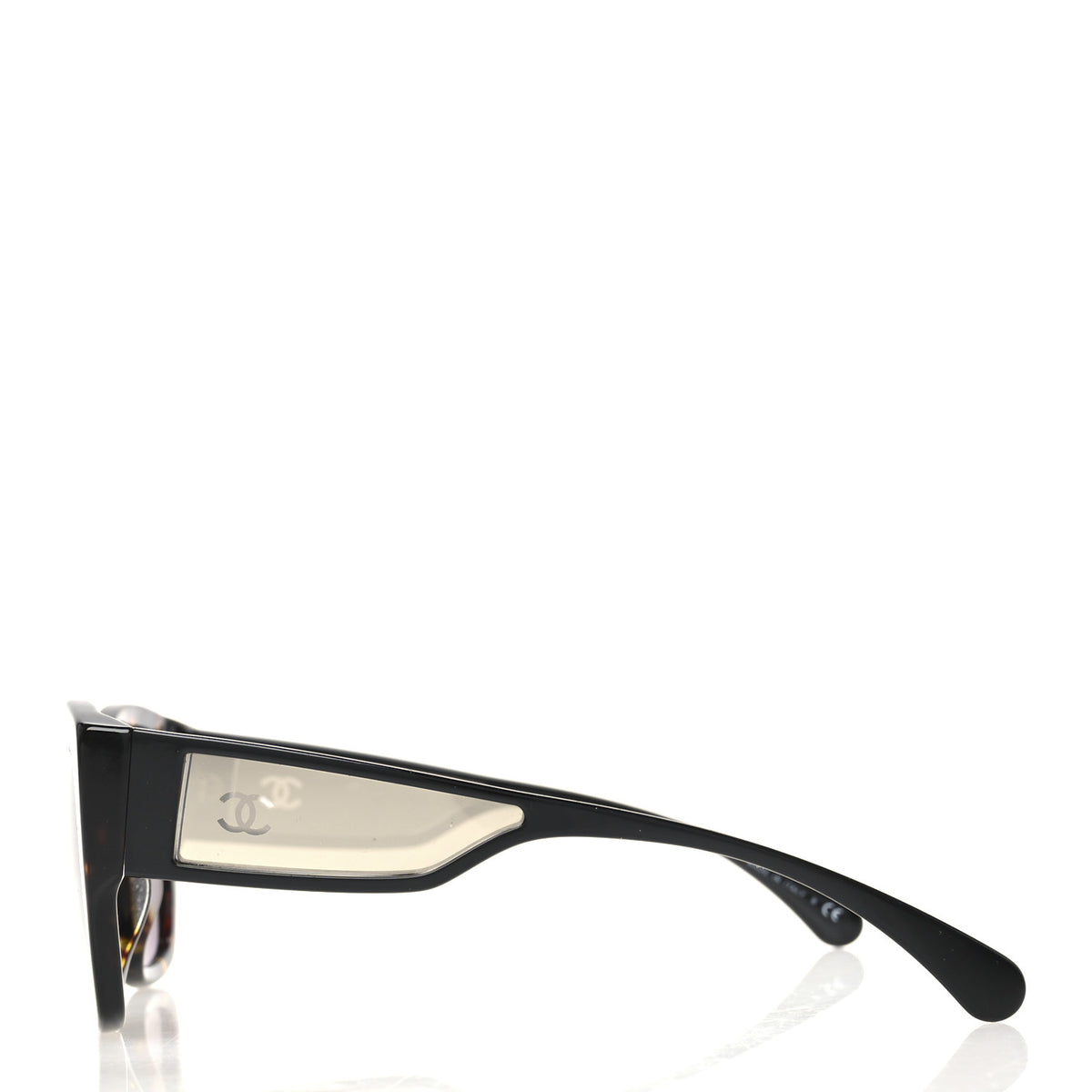 Chanel Acetate Butterfly Signature CC Sunglasses 5429-A Black 3 of 7