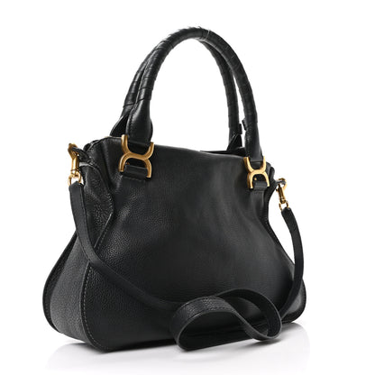 Chloe Calfskin Medium Marcie Satchel Black 5 of 19