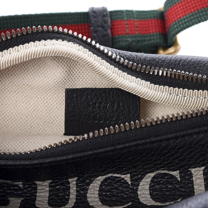 Gucci Grained Calfskin Small Logo Belt Bag Black 6 of 7