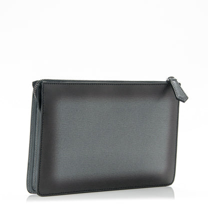 Fendi Vitello Elite Clutch Light Grey 3 of 8