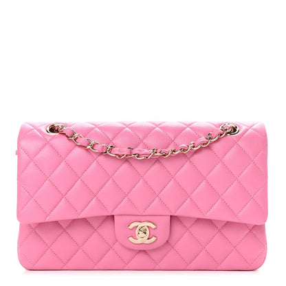 Chanel Caviar Quilted Medium Double Flap Pink 1 of 8