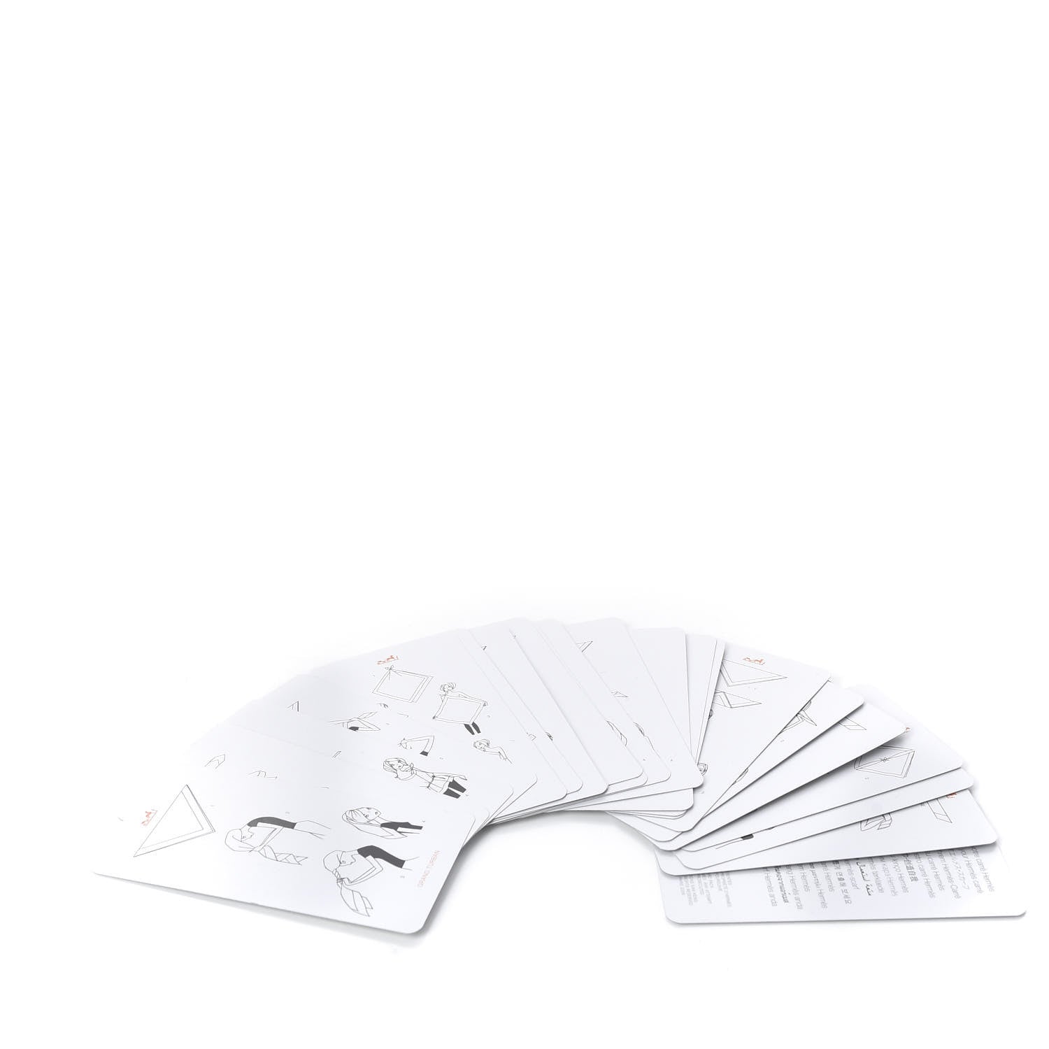 Hermes Knotting Cards Cartes A Nouer Carre Scarf Guide 3 of 5