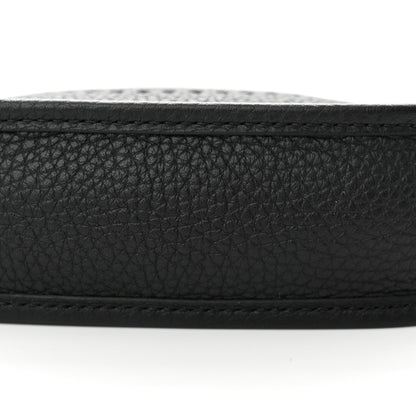 Hermes Taurillon Clemence Evelyne TPM Black 10 of 11