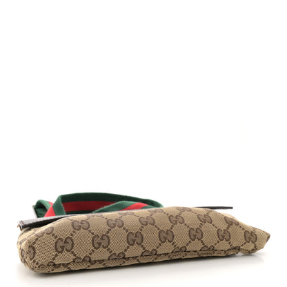 Gucci Monogram Web Belt Pouch Bag Brown 4 of 11