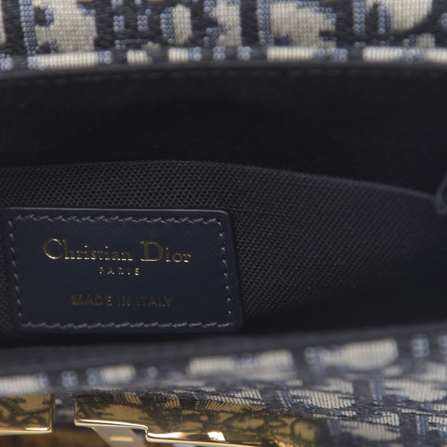 Christian Dior Oblique 30 Montaigne Box Bag Blue 6 of 9