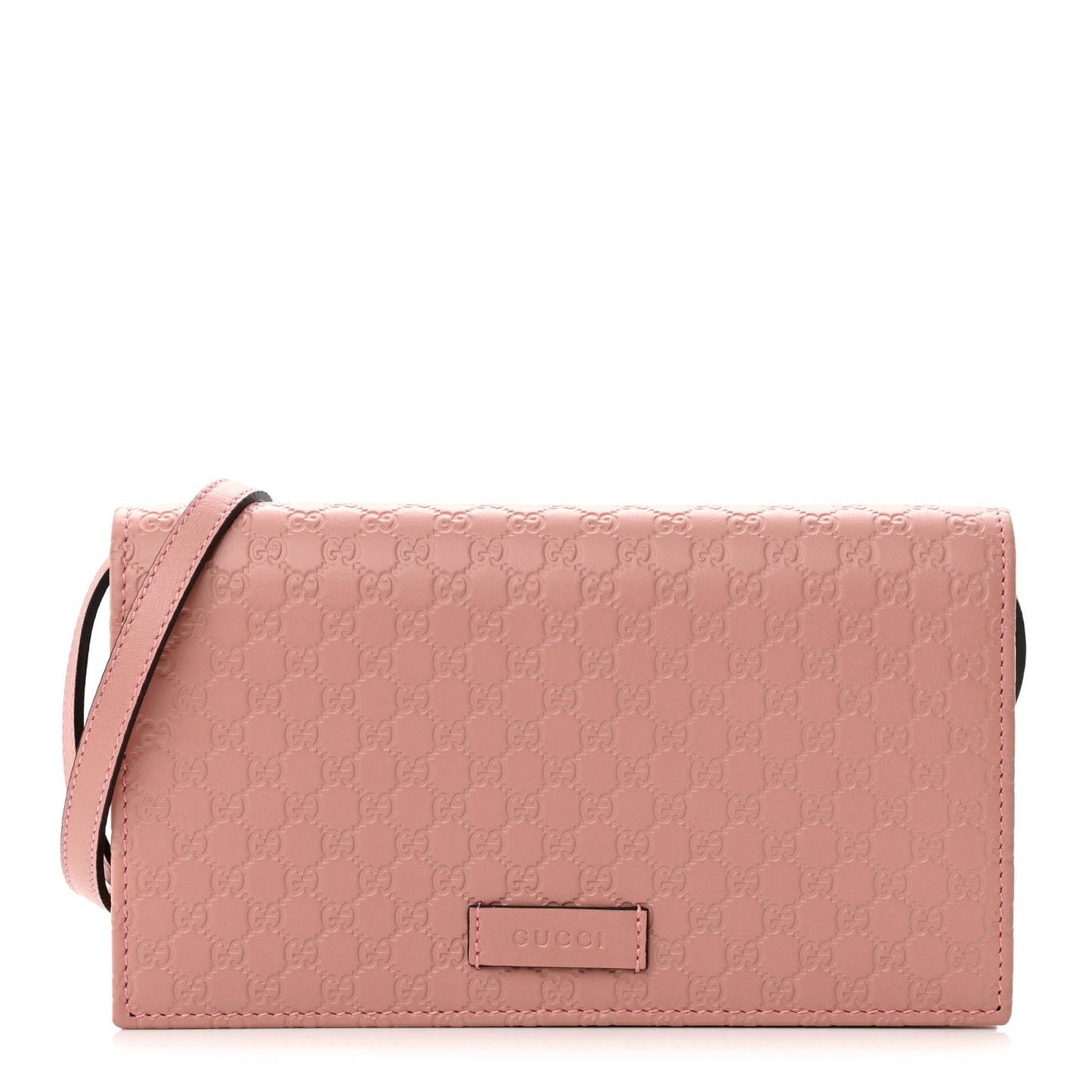 Microguccissima Crossbody Wallet Soft Pink