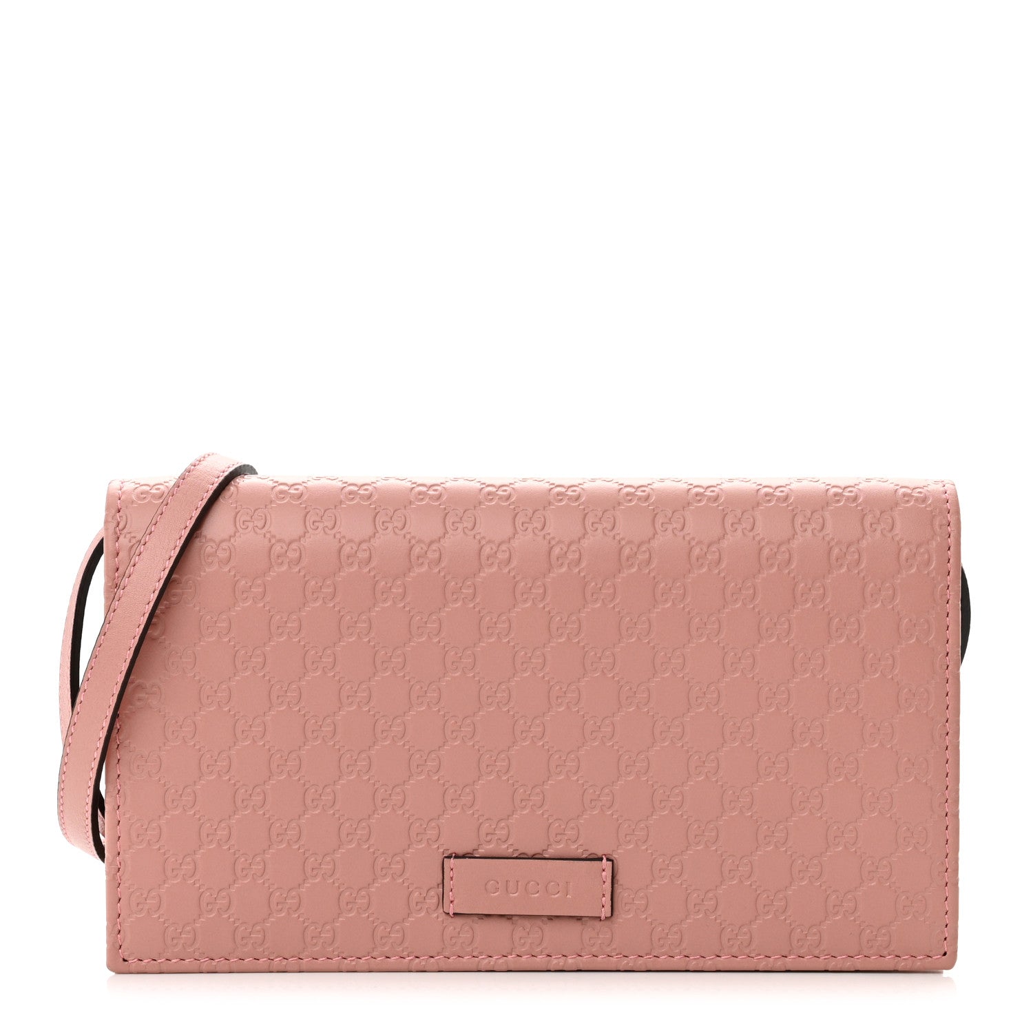 Gucci Microguccissima Crossbody Wallet Soft Pink 1 of 10