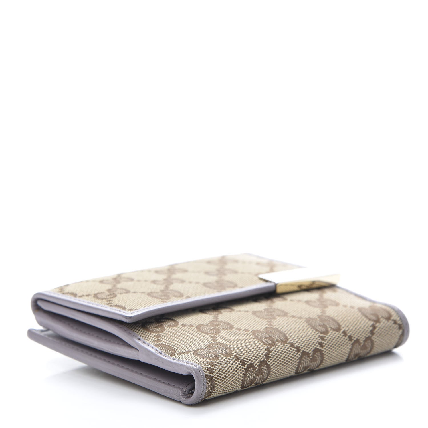 Gucci Monogram Dice French Flap Wallet Lavender 4 of 9