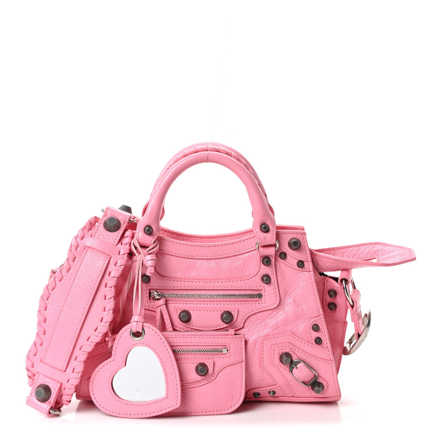 Balenciaga Agneau Arena Neo Cagole Handbag XS Sweet Pink 3 of 11