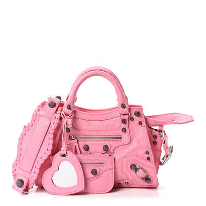 Balenciaga Agneau Arena Neo Cagole Handbag XS Sweet Pink 3 of 11