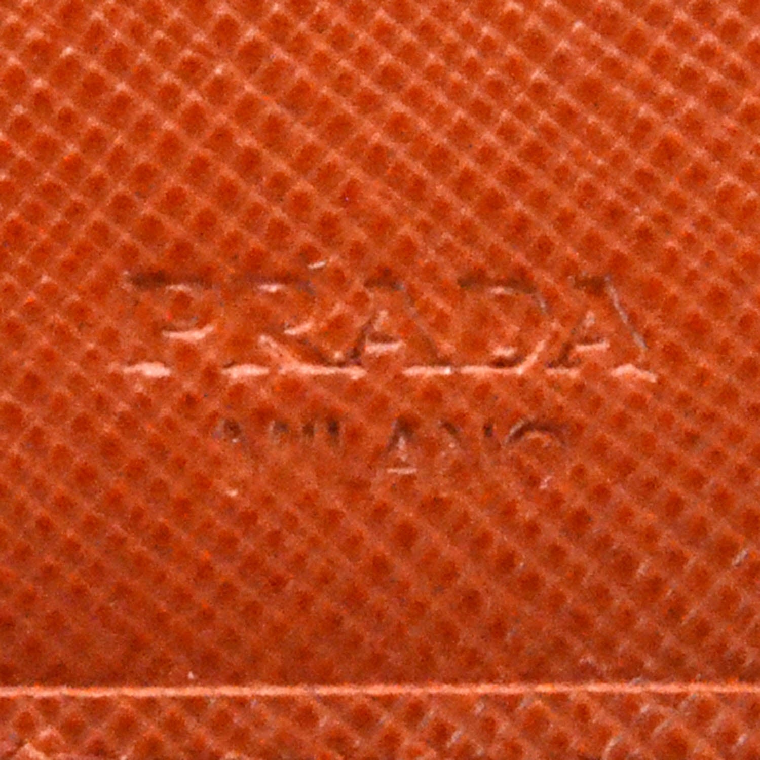 Prada Saffiano Metal 6 Key Holder Rame 5 of 6