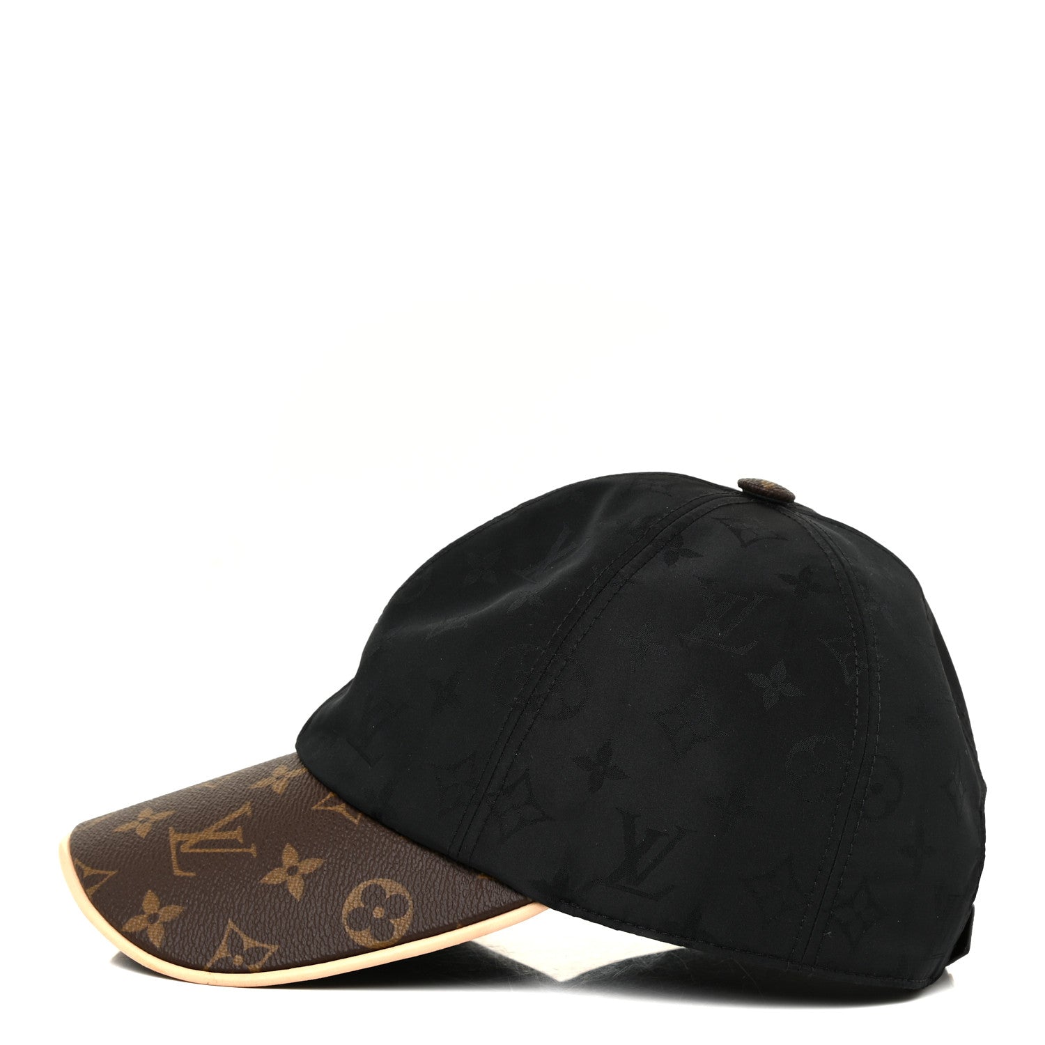 Louis Vuitton Polyester Silk Monogram LV Get Ready Cap M Black 2 of 6