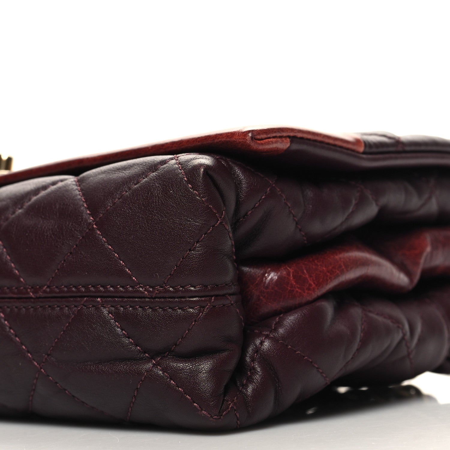 Chanel Calfskin Quilted Medium Soft Elegance Flap Bordeaux 12 of 12