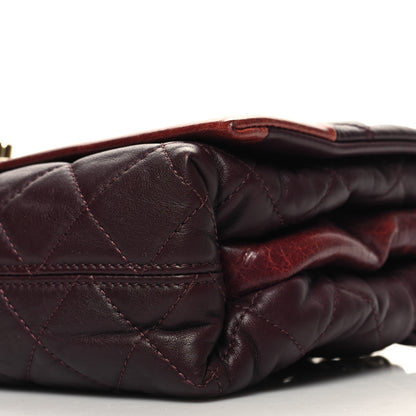 Chanel Calfskin Quilted Medium Soft Elegance Flap Bordeaux 12 of 12