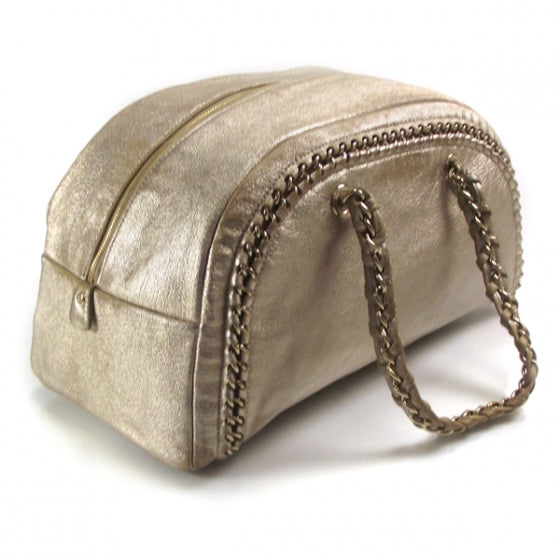 Chanel Luxe Ligne Large Bowler Tote Metallic 3 of 12