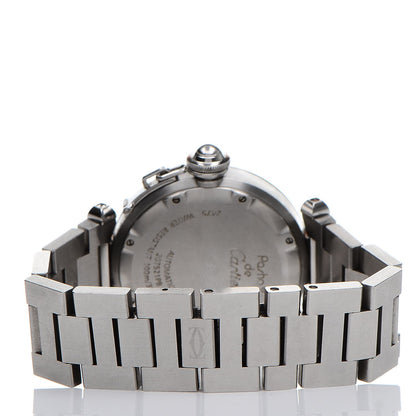 Cartier Stainless Steel 35mm Pasha C Big Date Automatic Watch Pink 4 of 8