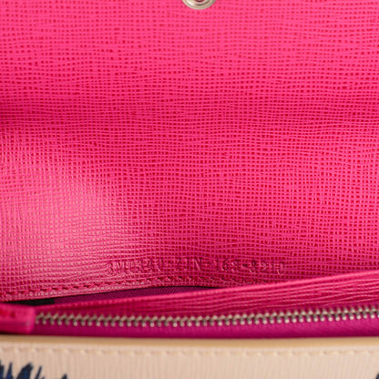 Fendi Vitello Elite Crystal Eye Monster Simply Continental Wallet Bellini Multicolor 7 of 8