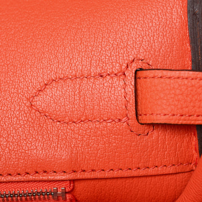 Hermes Togo Birkin 35 Orange Poppy 16 of 38