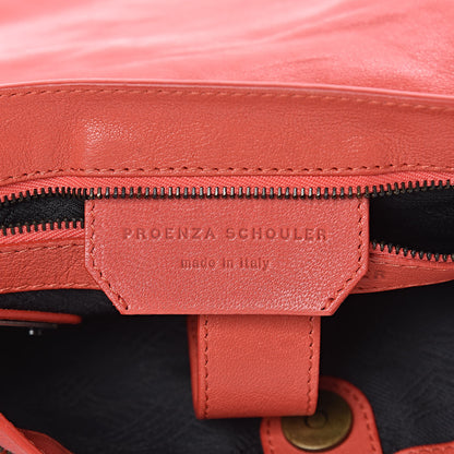 Proenza Schouler Lambskin Medium PS1 Satchel Deep Coral 7 of 21