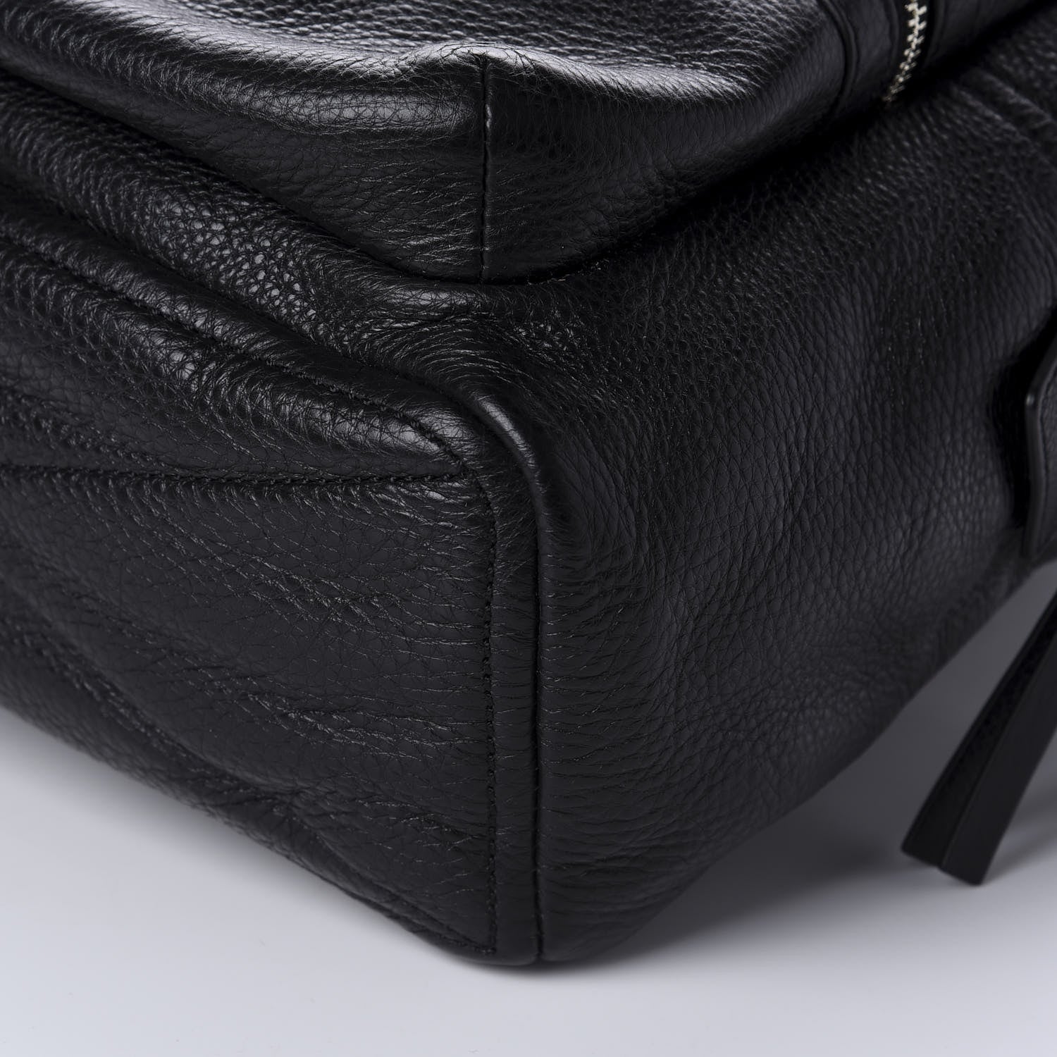 Marc Jacobs Pebbled Calfskin Biker Backpack Black 6 of 8