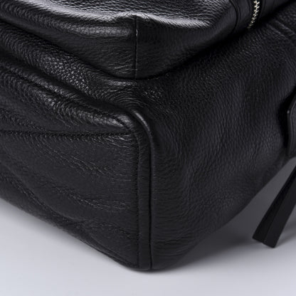 Marc Jacobs Pebbled Calfskin Biker Backpack Black 6 of 8