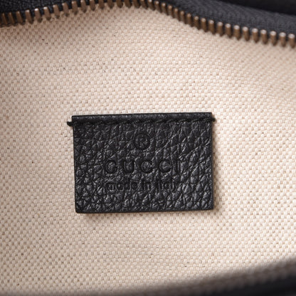Gucci Grained Calfskin Logo Belt Bag Black 6 of 7