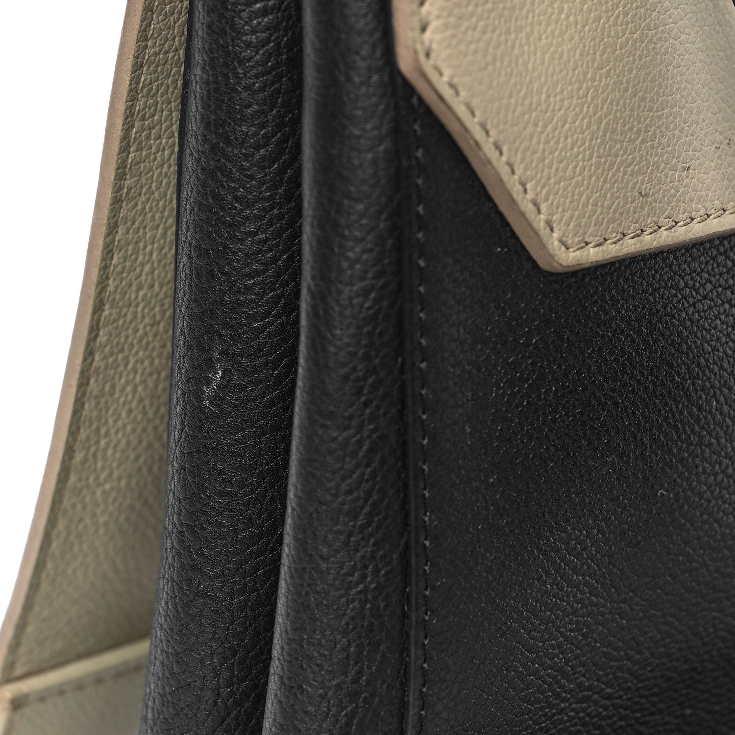 Louis Vuitton Soft Calfskin Lockme II Top Handle Vanille Black 11 of 14