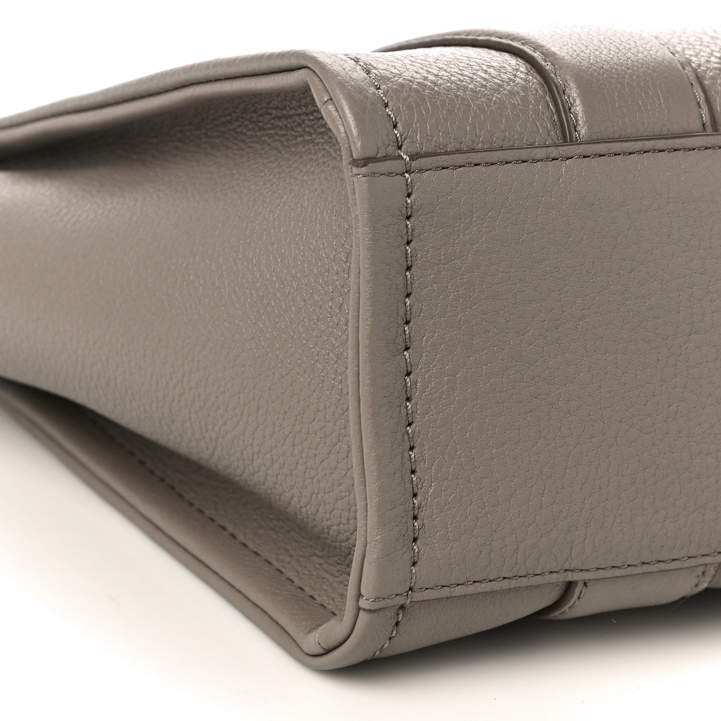 Grained Calfskin Small The Tote Bag Cement