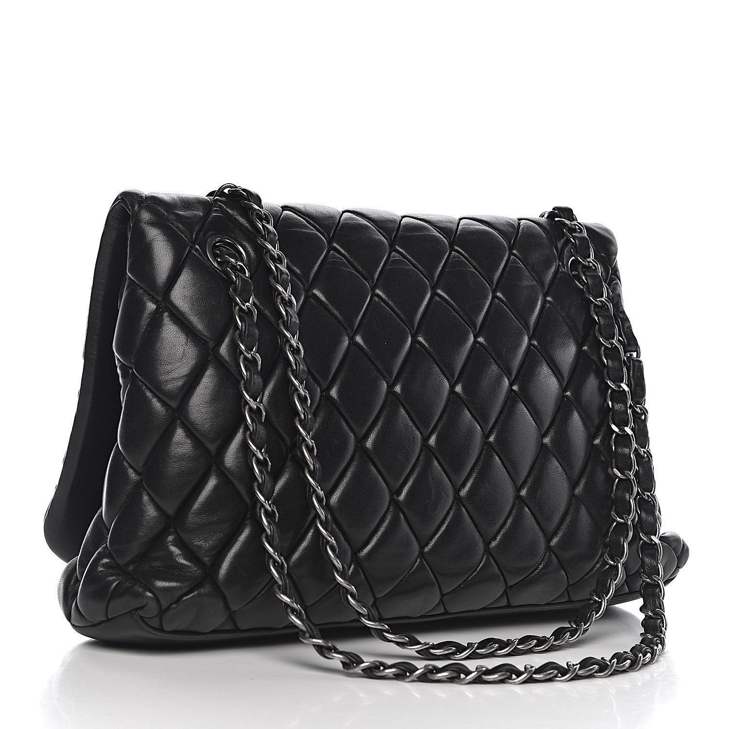 Chanel Lambskin Large New Bubble Flap Black 3 of 11