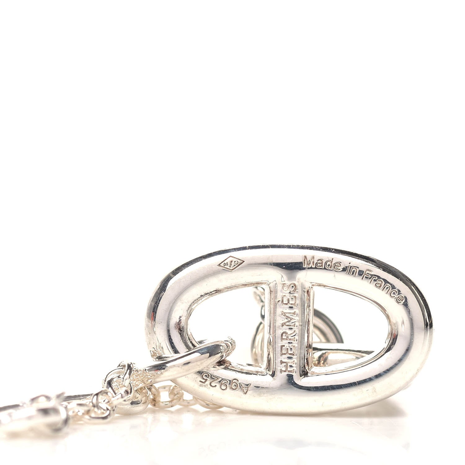Hermes Sterling Silver Farandole Drop Earrings 4 of 5