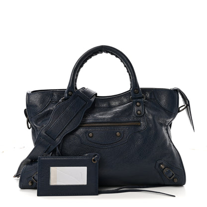 Balenciaga Agneau Classic Hardware City Bleu Obscur 1 of 10