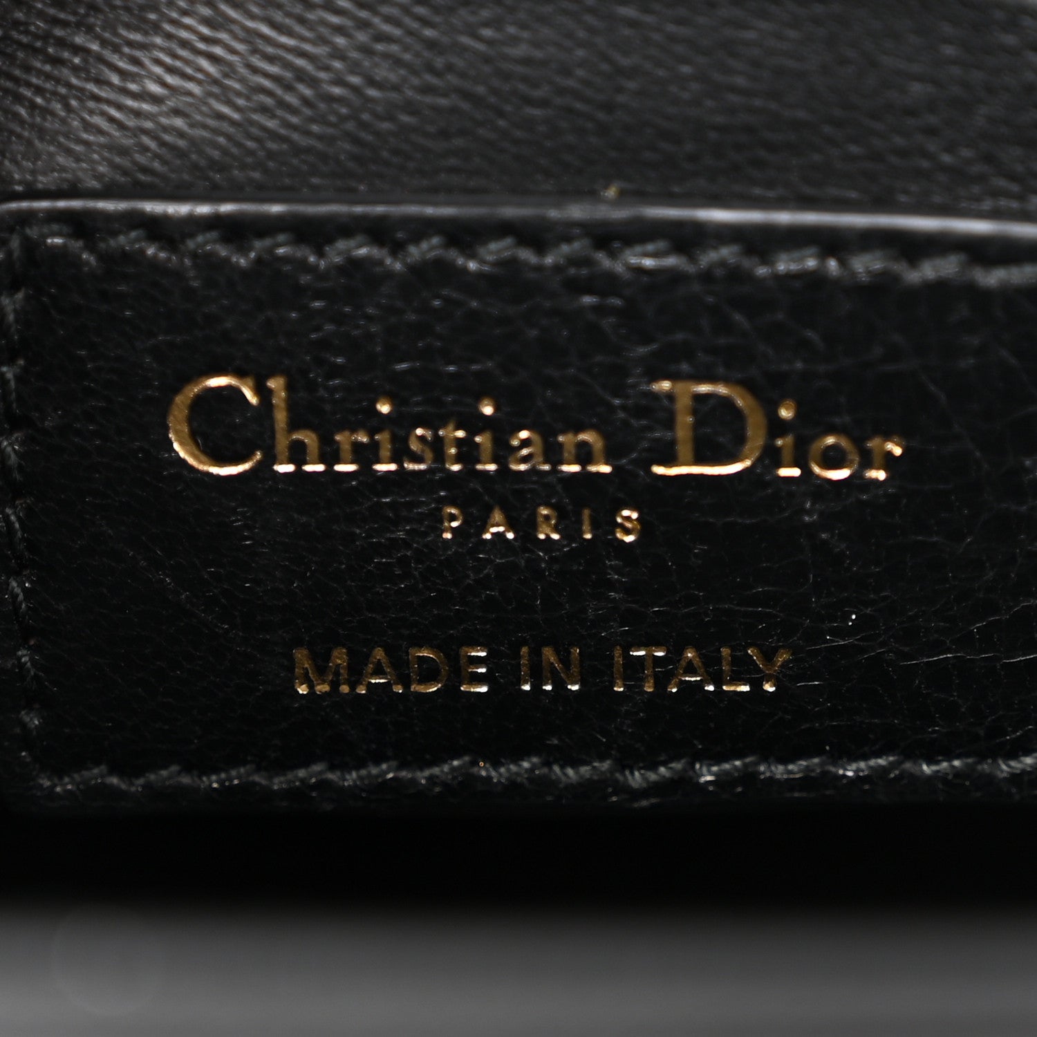 Christian Dior Crackled Lambskin 30 Montaigne Box Bag Black 6 of 11