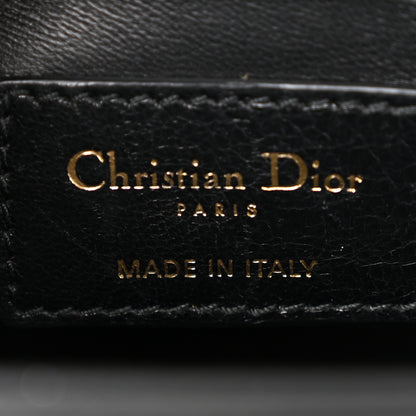 Christian Dior Crackled Lambskin 30 Montaigne Box Bag Black 6 of 11