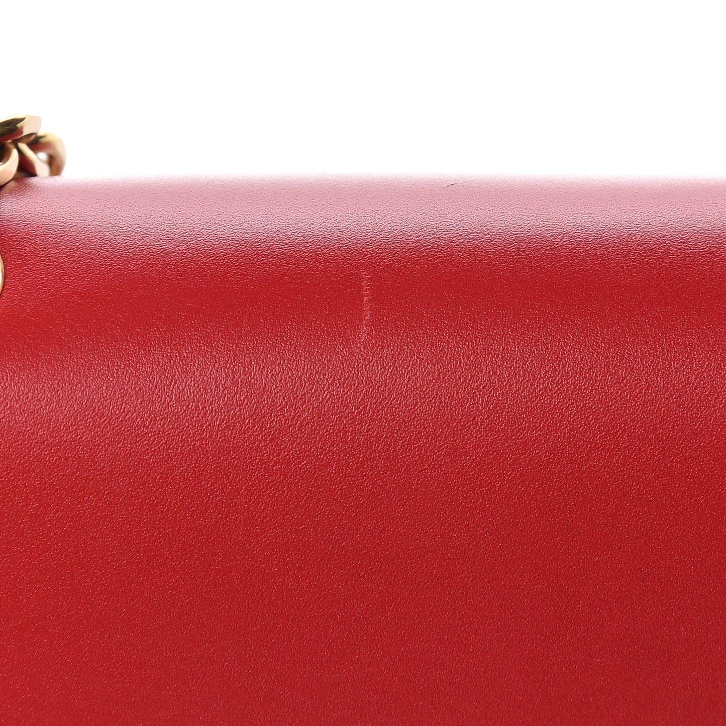 Shiny Calfskin Small C Bag Red