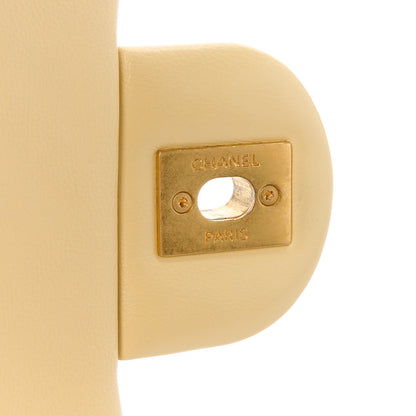 Chanel Lambskin Enamel Quilted Mini Pending CC Square Flap Yellow 7 of 14