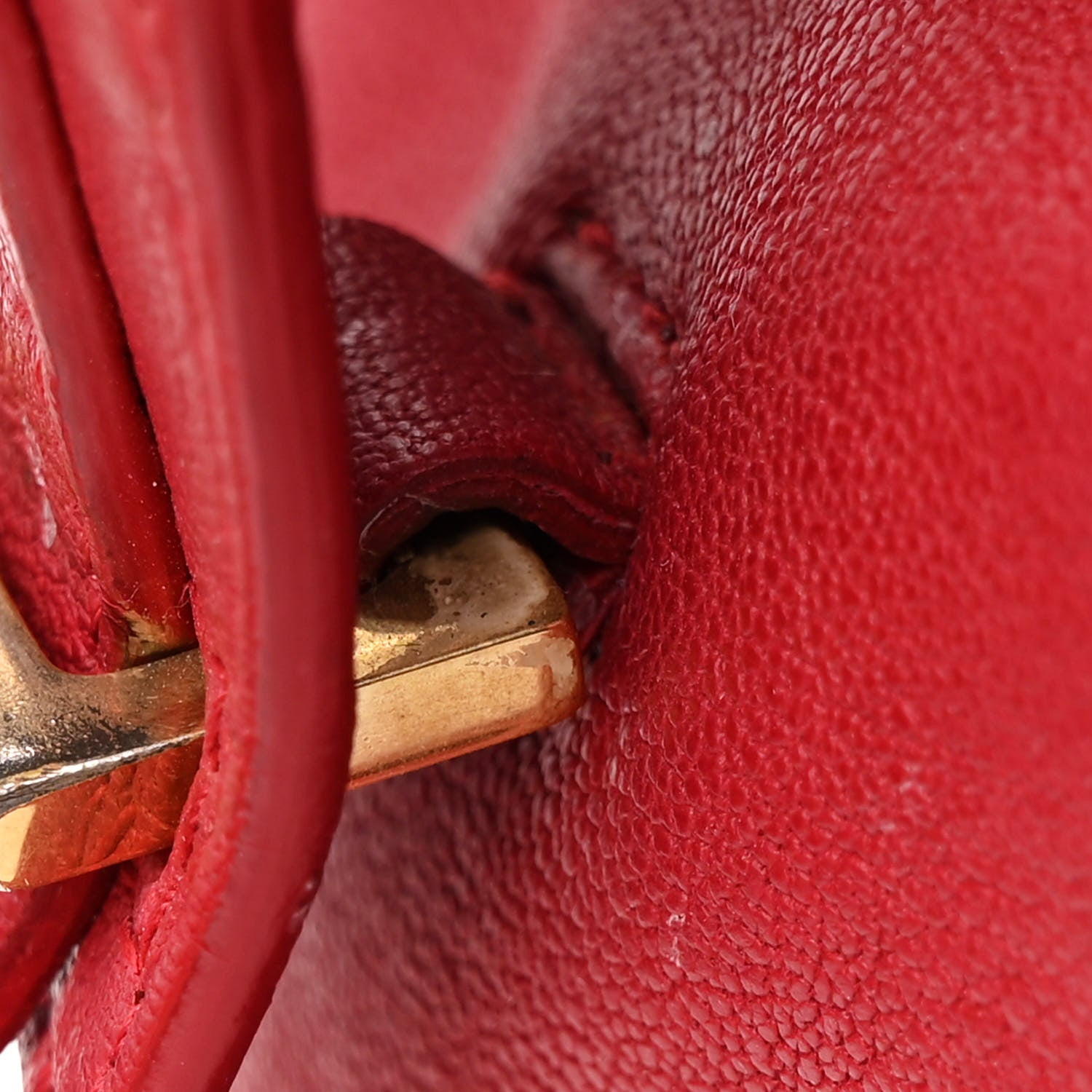 Saint Laurent Sheepskin Small Cabas ChYc Rouge Orient 15 of 15