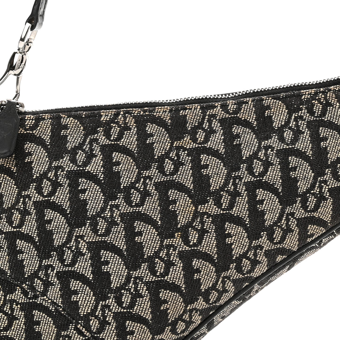 Monogram Mini Saddle Pochette Black