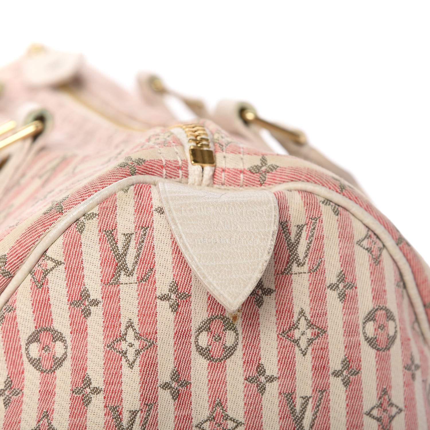 Louis Vuitton Mini Lin Croisette Speedy 30 Rouge 8 of 11