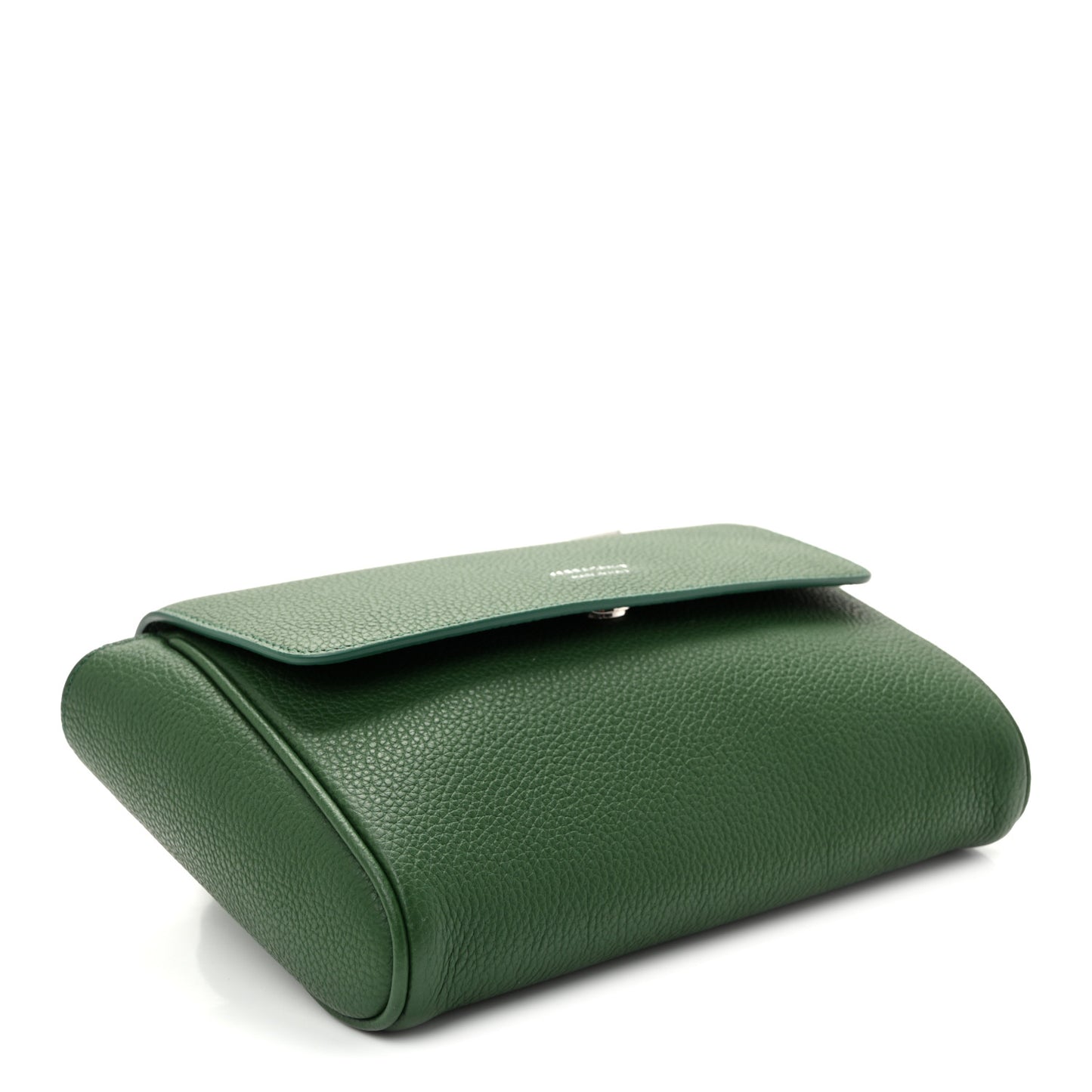 Grained Calfskin Belt Bag Forest Green
