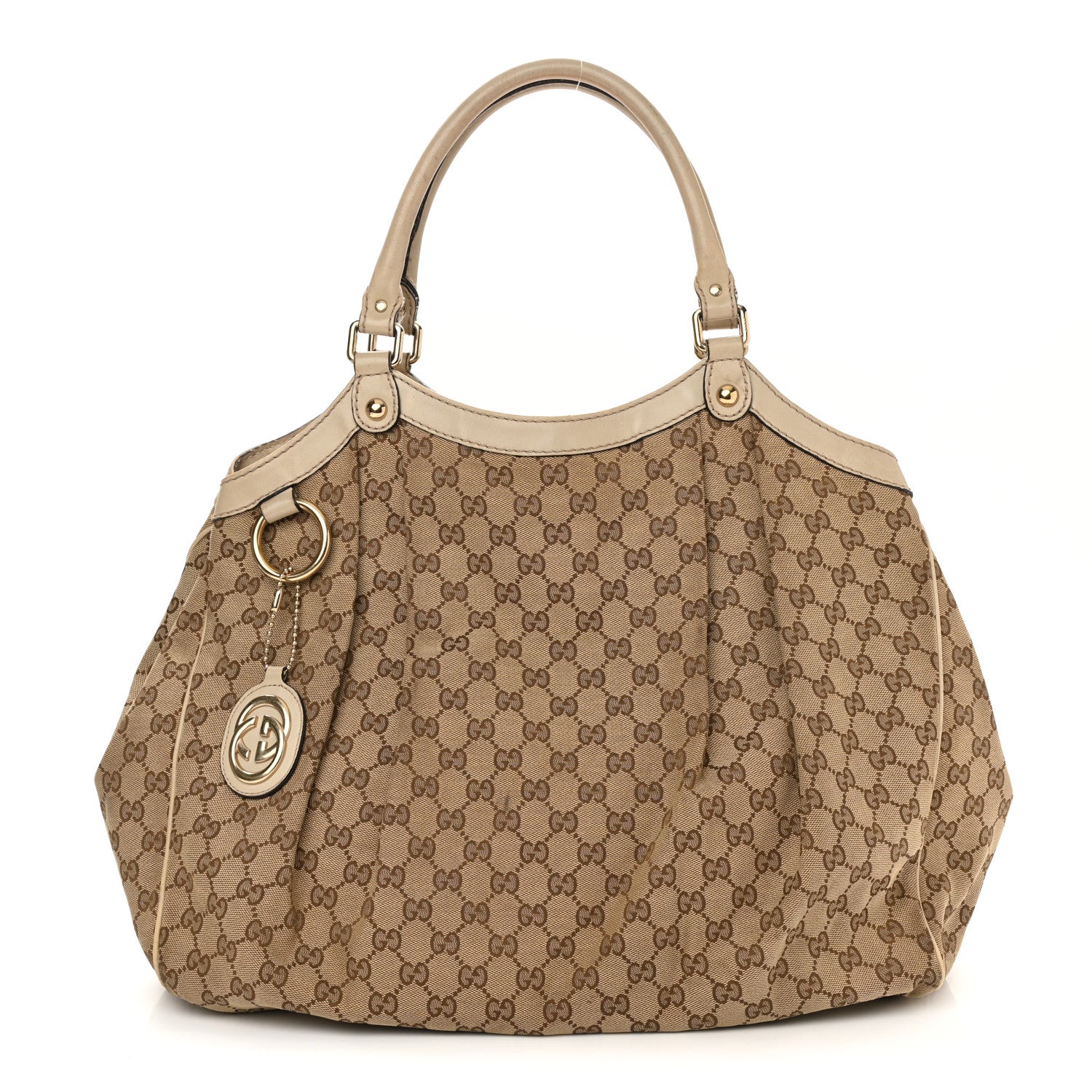 Gucci Monogram Large Sukey Tote Off White 1 of 11