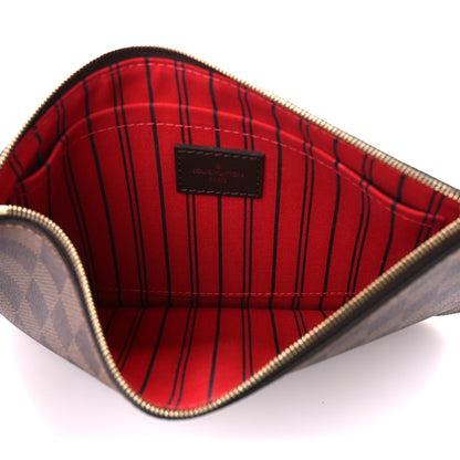 Louis Vuitton Damier Ebene Neverfull MM GM Pochette 5 of 10